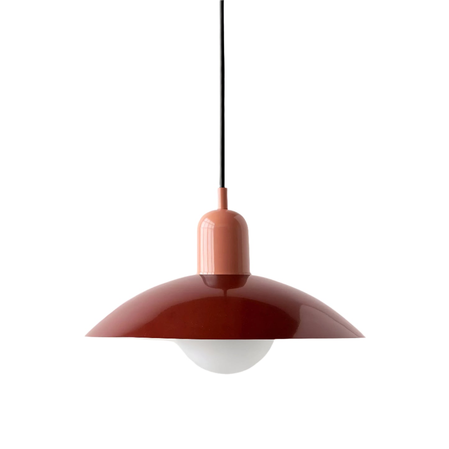 Nordic Minimalist Pendant Light – Bauhaus Iron Design with Adjustable Height for Kitchen and Dining Spaces 13