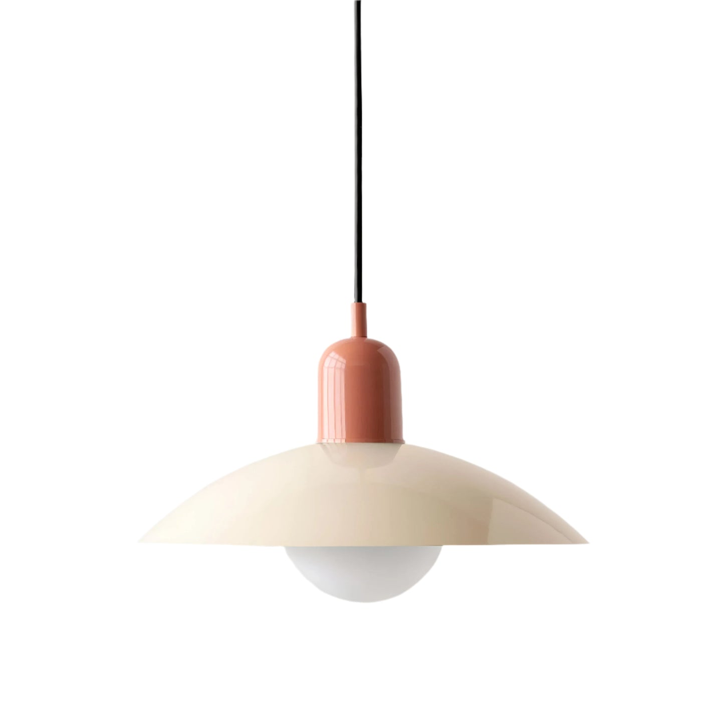 Nordic Minimalist Pendant Light – Bauhaus Iron Design with Adjustable Height for Kitchen and Dining Spaces 9