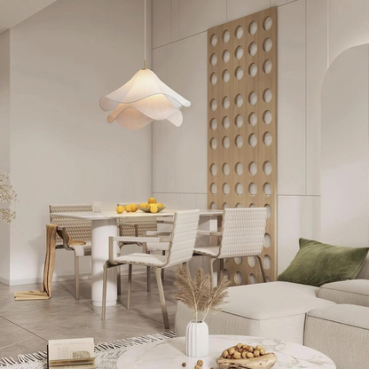 Japandi Pendant Light – Adjustable Height Ceiling Light Fixture with Soft Ambient Lighting for Modern Kitchen and Dining Spaces 5